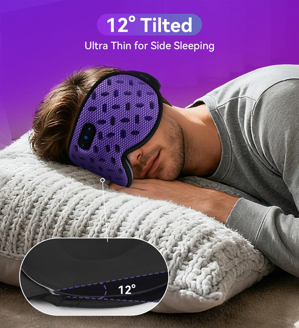 Bluetooth 3D Contoured Sleeping Eye Mask K28416