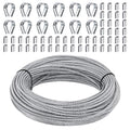1/8 inch Stainless Steel Wire Rope Kit, 33ft O5731