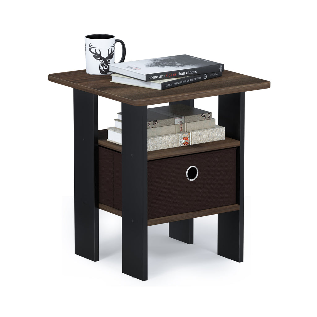Set of 2 End Table with Bin Drawer K49714