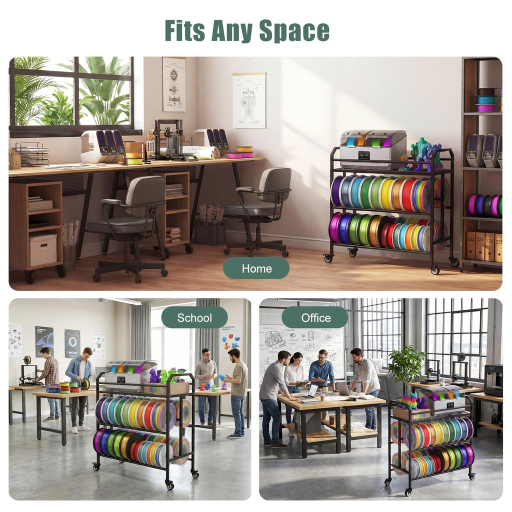Filament Storage Rack with Wheels H80820