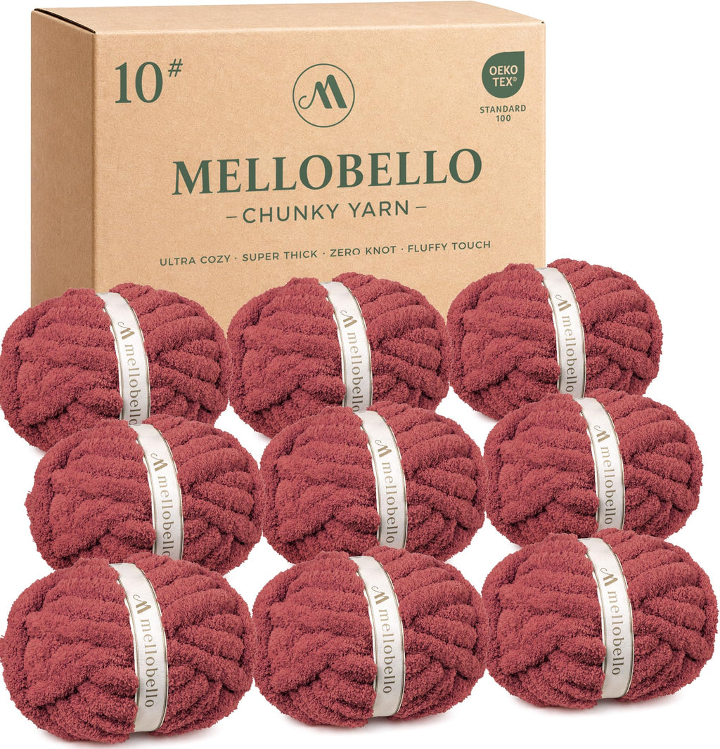 Chunky Chenille Yarn 9 Jumbo Pack D8690