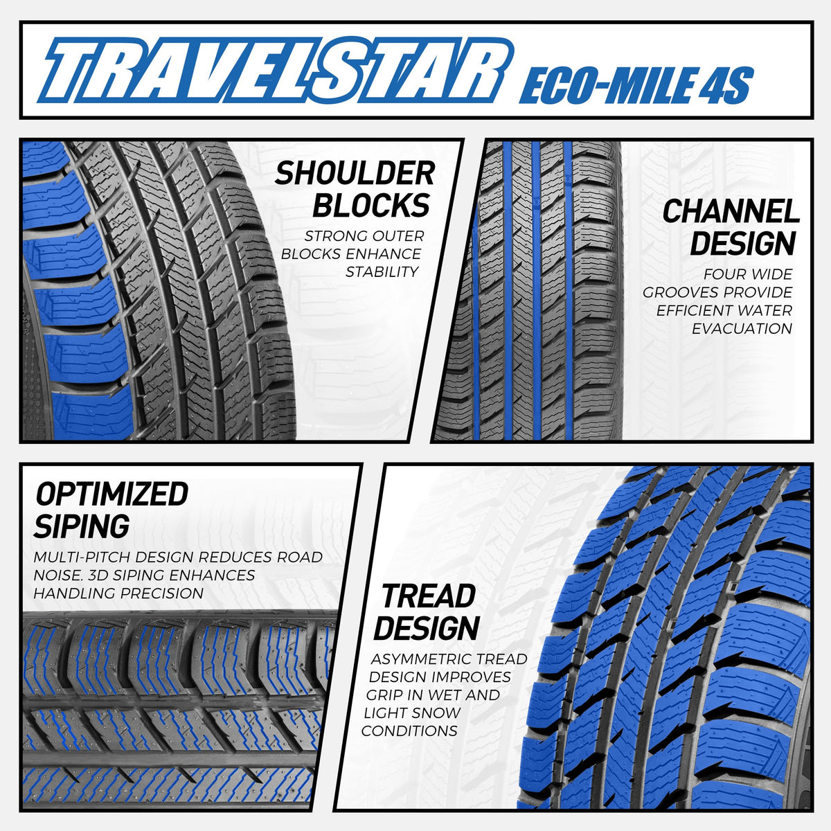 Set of 4 All Weather Tires R52952